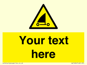 Custom Warning sand yachting